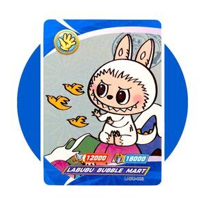 Labubu Game Collection Trading Card (WW03): White Monster on Mountain, LABU-003